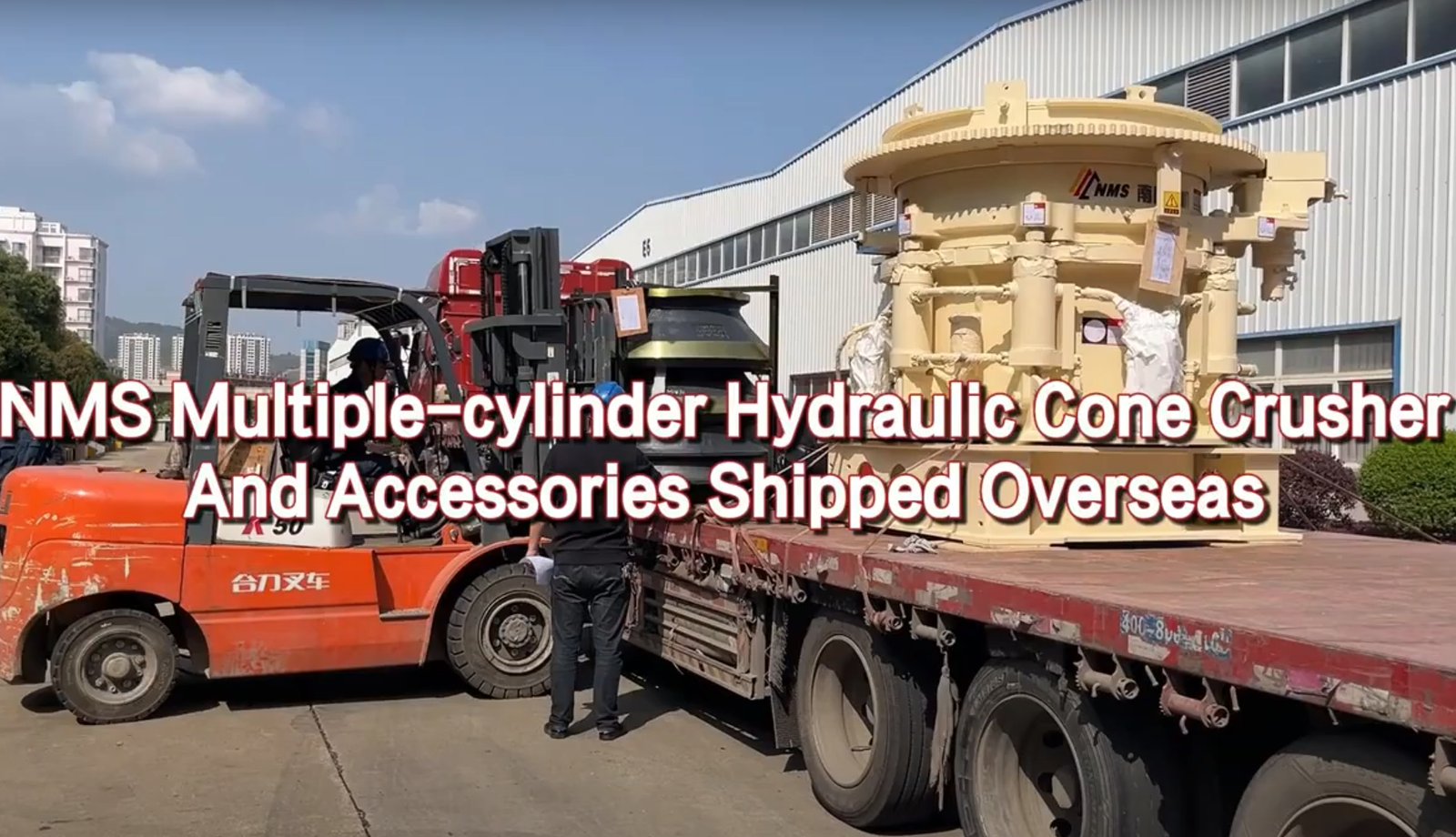 NMS Multiple-cylinder Hydraulic Cone Crusher and Accessories Shipped Overseas